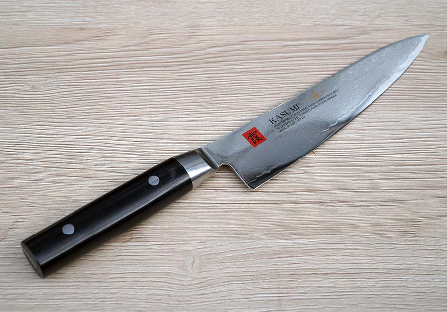 Japanisches-Messer-Kasumi-s Brotmesser Klinge Wellenschliff